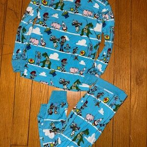 Little Sleepies Kids Blue Toy Story Pajamas